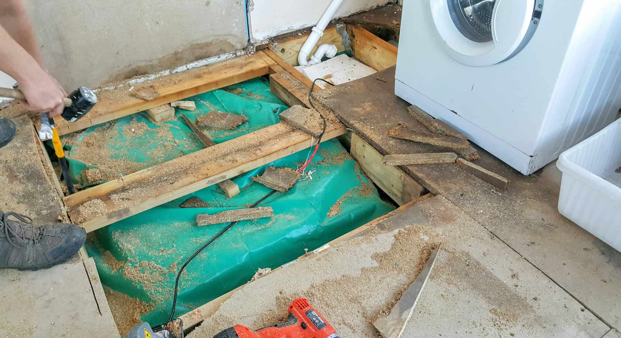 Repairing Water Damaged Floorboards Part 2