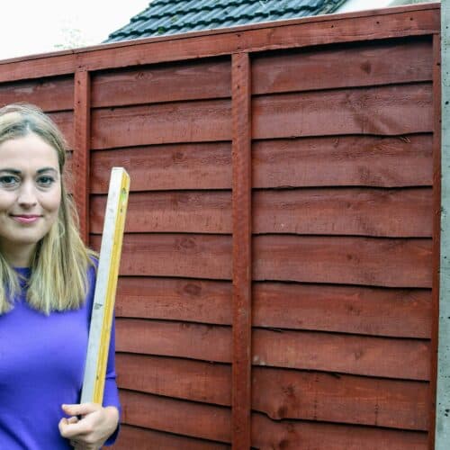 Installing Our Own Fencing with Concrete Posts & Gravel Boards