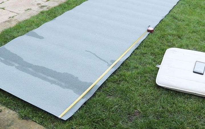 measuring for shed felt
