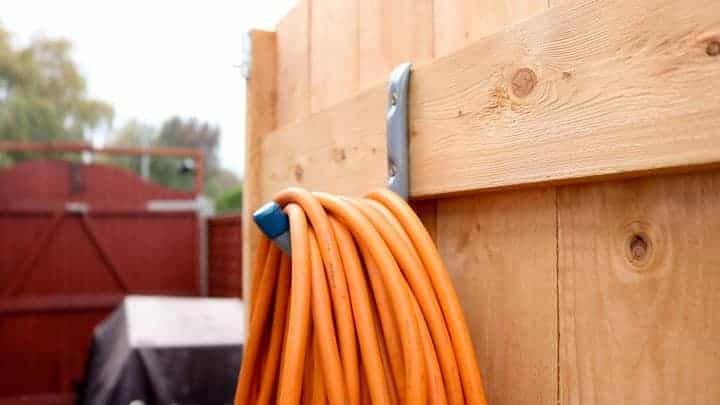 Wickes handy storage hooks for shed to store camping electric cable