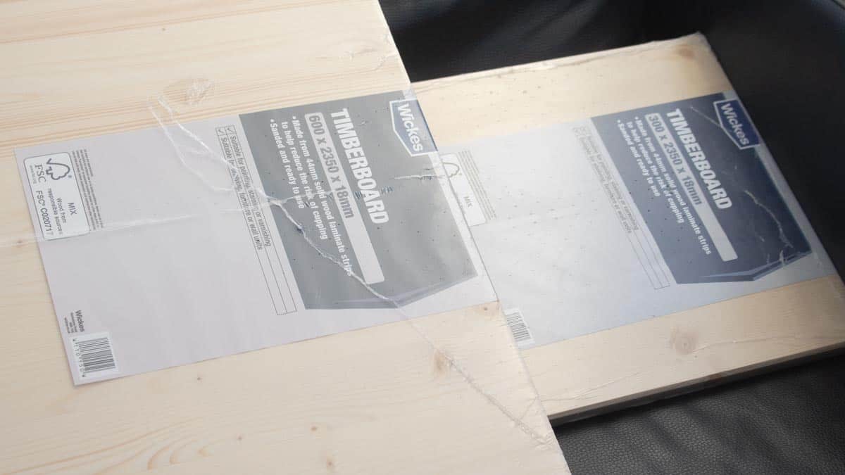 Wickes wood: Timberboard general pine for DIY shelves