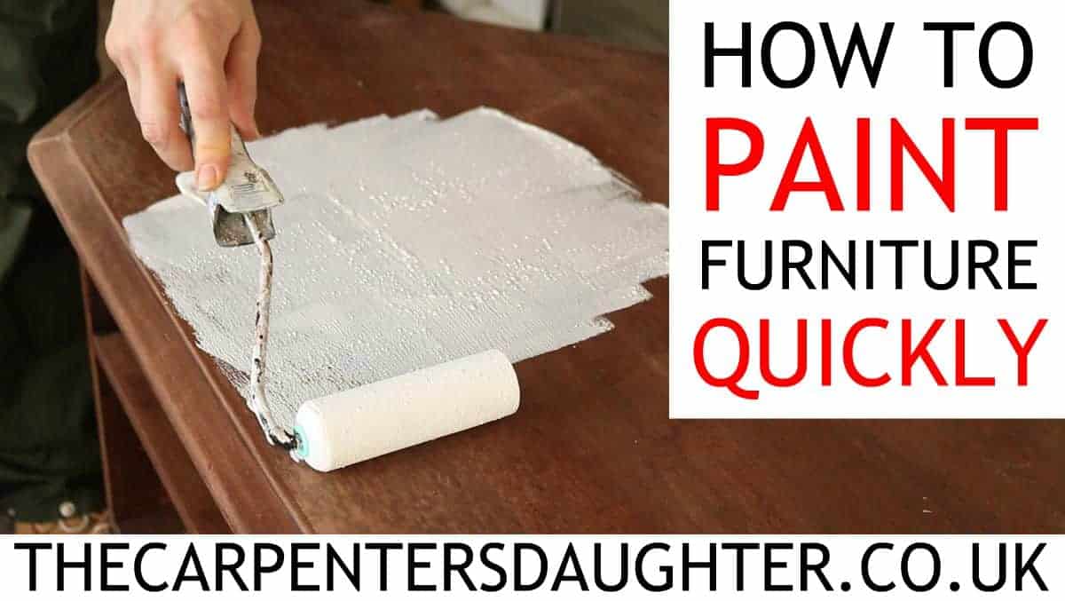 The quickest method for painting furniture
