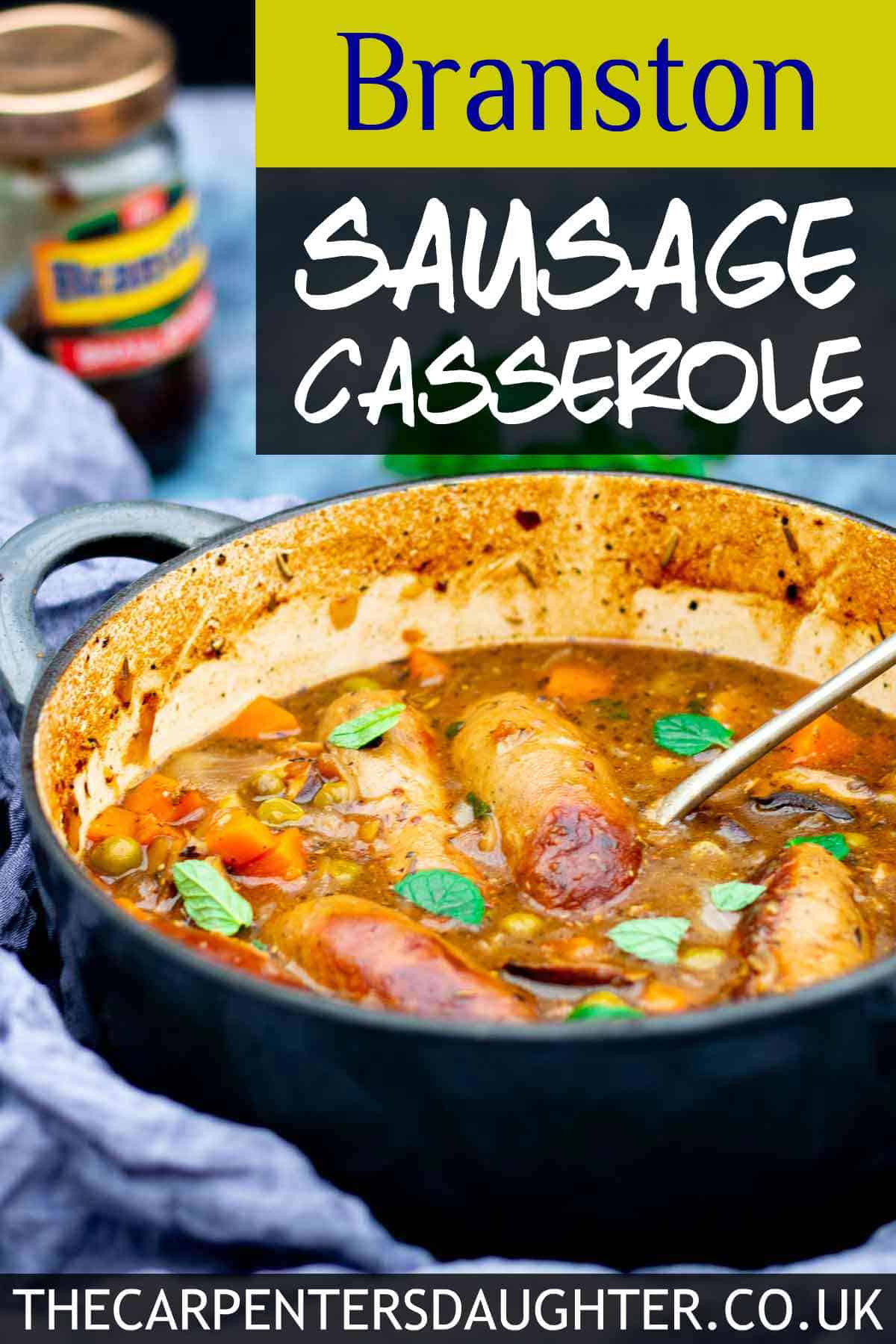 How to Make Sausage Casserole with Branston Pickle sauce