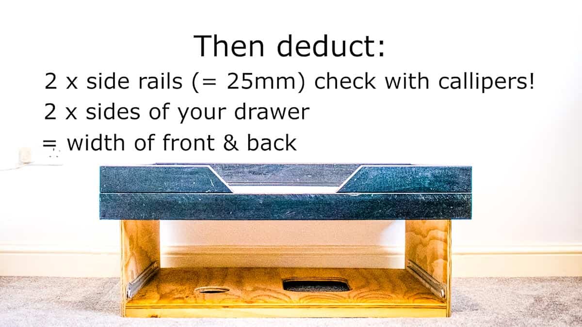 Measurements for euro slide runners